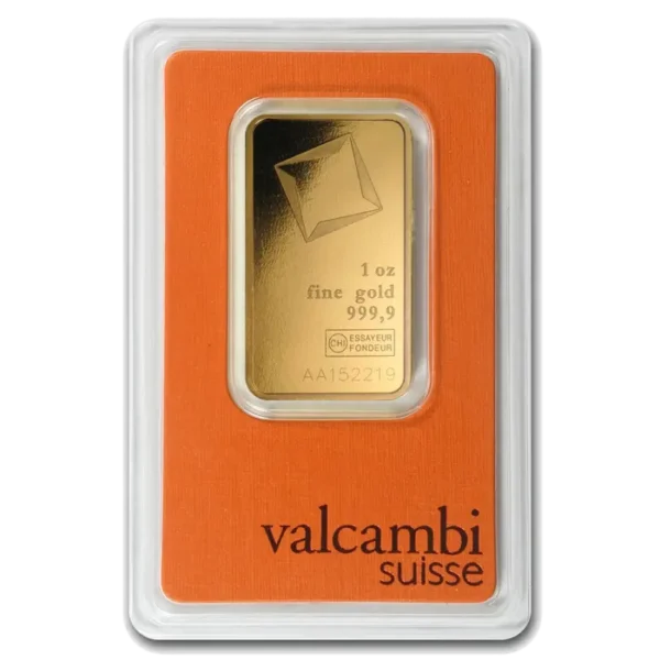 1 oz Gold Bar | Valcambi