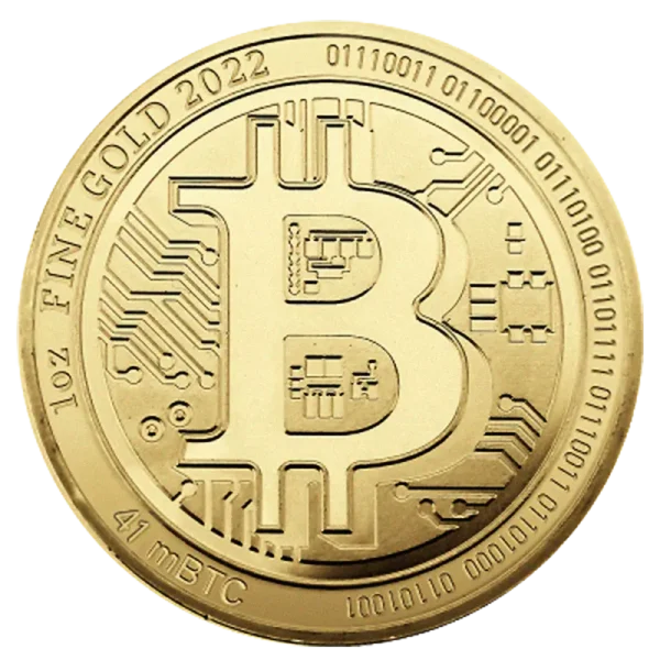 1 oz Gold Coin Bitcoin