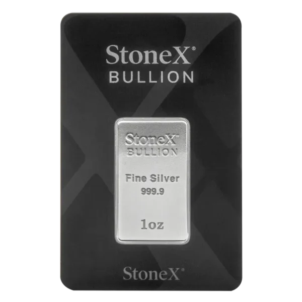 1 oz Silver Bar | StoneX Bullion