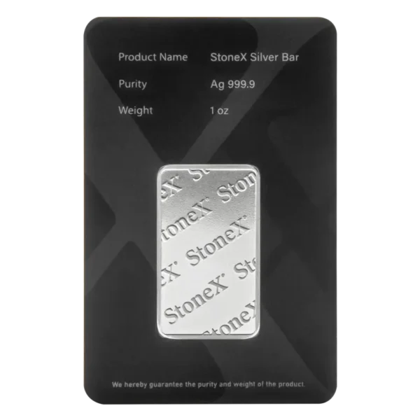 1 oz Silver Bar | StoneX Bullion