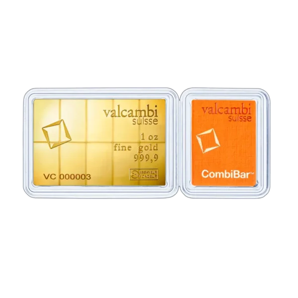 10 x 1/10 oz CombiBar® | Gold | Valcambi