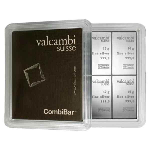 10 x 10g CombiBar® | Silver | Valcambi