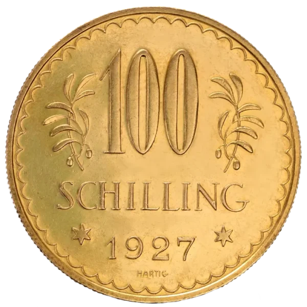 100 Austrian Schilling | Gold | 1925-1934