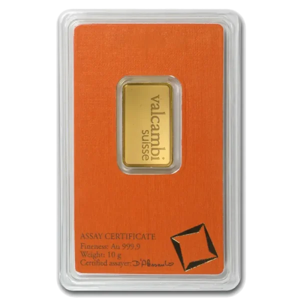 10g Gold Bar | Valcambi