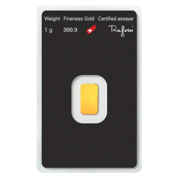 1g Gold Bar | Argor-Heraeus