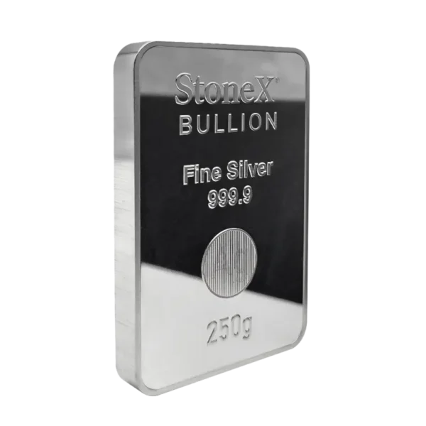 250g Silver Coin Bar StoneX Bullion