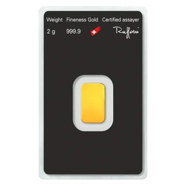 2g Gold Bar | Argor-Heraeus