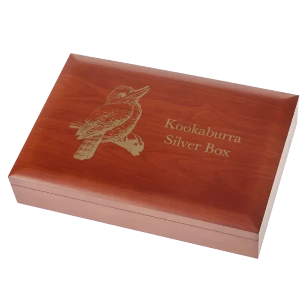 40 x 1oz Kookaburra Silver Coins Box EMPTY