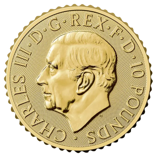1/10 oz Britannia Charles III Gold Coin | 2025