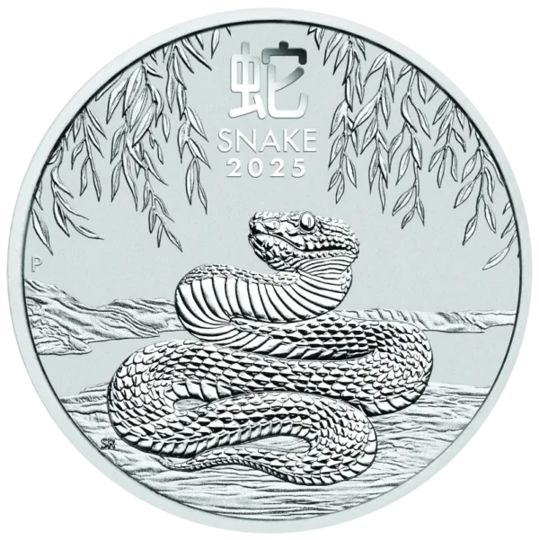 1/2 oz Lunar III Snake Silver Coin | 2025