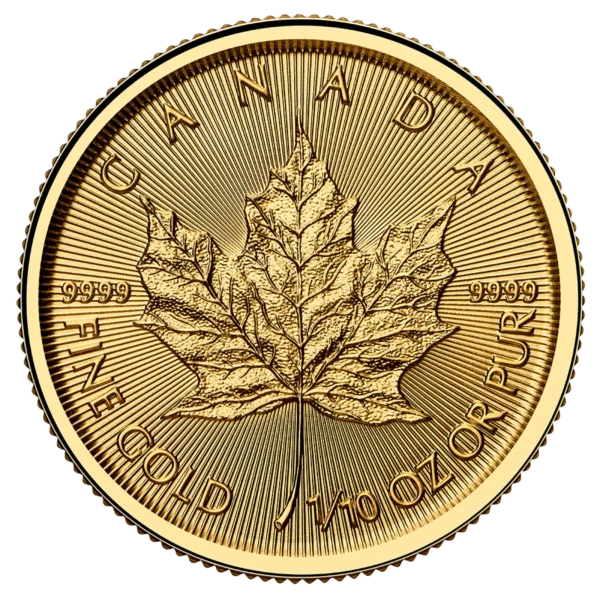 1/10 oz Maple Leaf Gold Coin | 2025