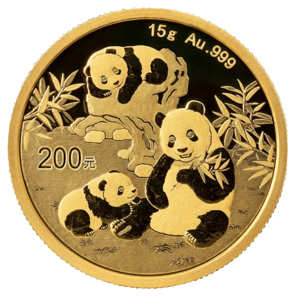 15g China Panda Gold Coin | 2025