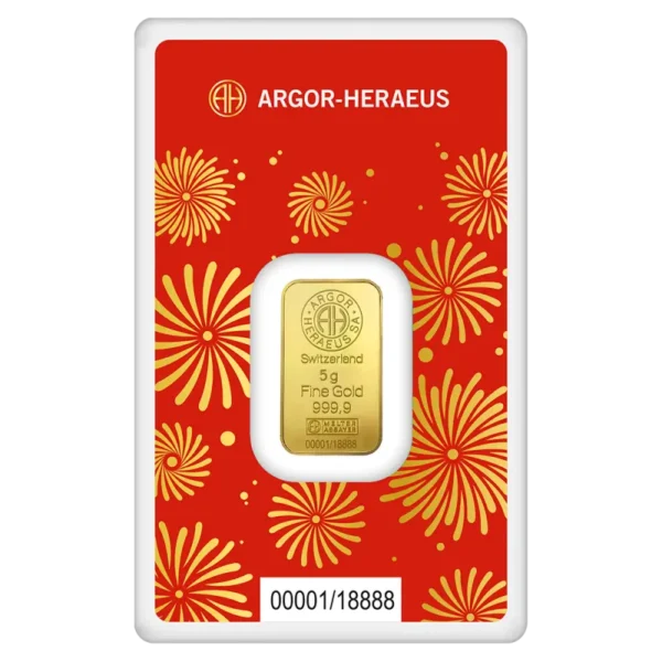 5g Gold Bar | Argor-Heraeus | Year Of The Snake | 2025