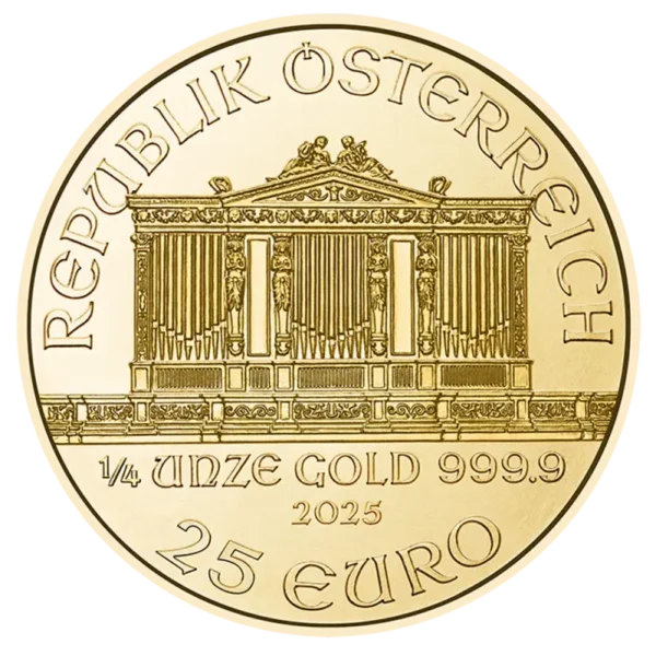 1/4 oz Vienna Philharmonic Gold Coin | 2025