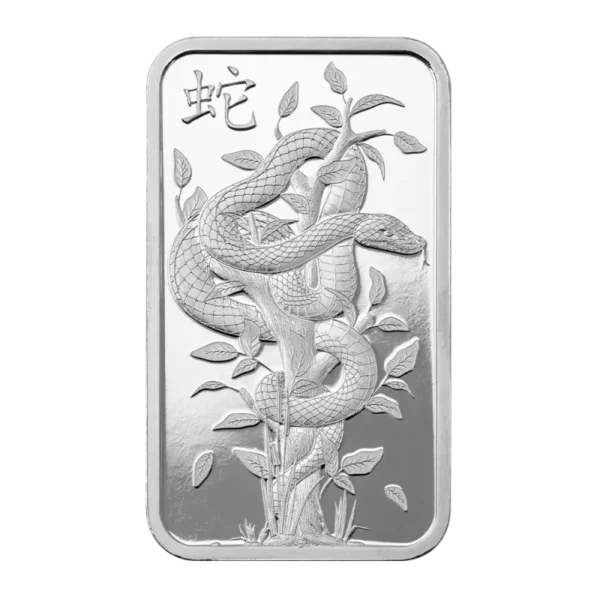 10g Lunar Legends White Snake Silver Bar | PAMP | 2025