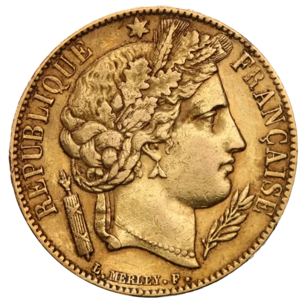 20 French Francs Cérès 2nd Republic | Gold | 1848-1852
