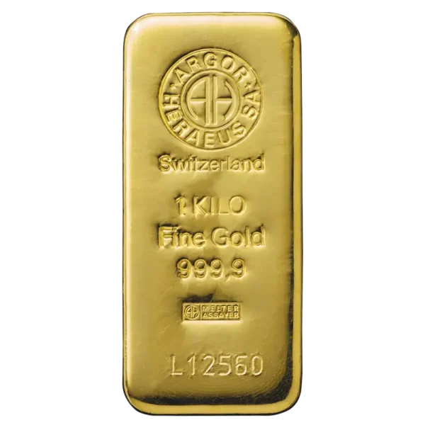 1 Kilo Gold Bar | Argor-Heraeus