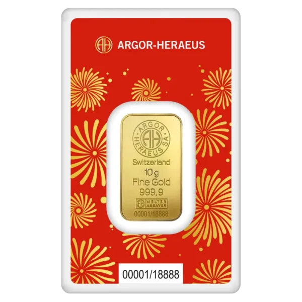 10g Gold Bar | Argor-Heraeus | Year Of The Snake | 2025