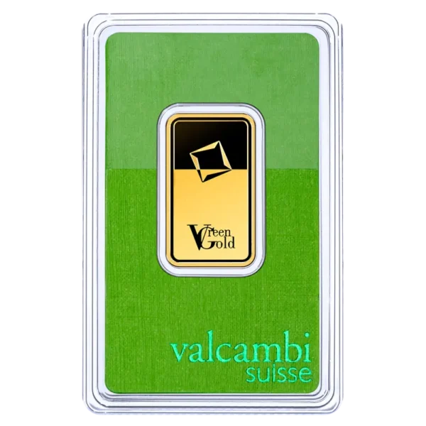 20g Gold Bar | Valcambi | Green Gold