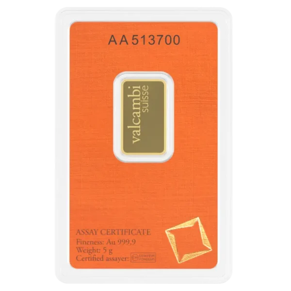 5g Gold Bar | Valcambi