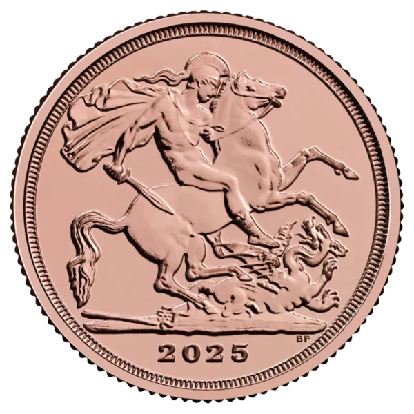 Quarter Sovereign Charles III Gold Coin | 2025