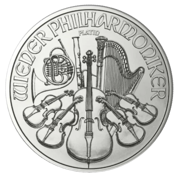 1/25 oz Vienna Philharmonic Platinum Coin | 2025