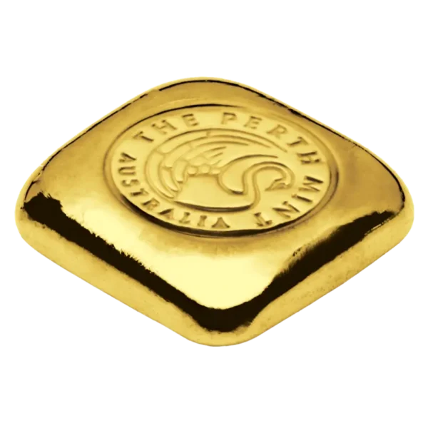 1 oz Perth Mint Gold Cast Bar