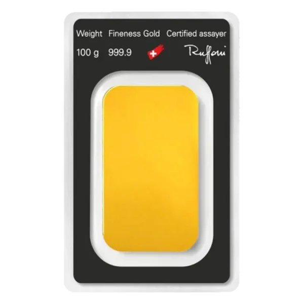 100g Gold Bar | Argor-Heraeus | Minted