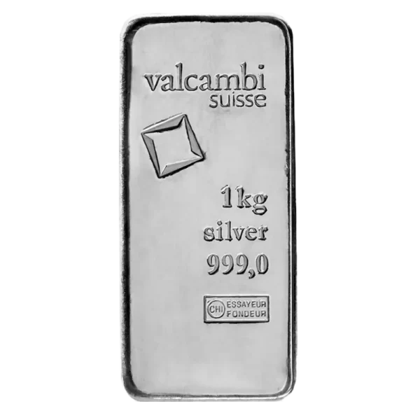 1 Kilo Silver Bar | Valcambi
