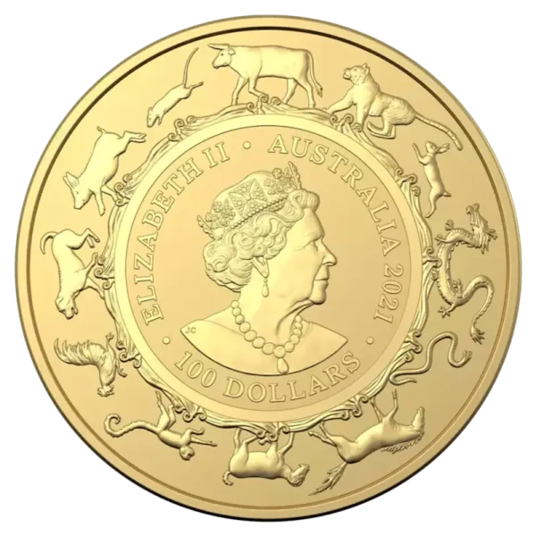 1 oz Year of the Ox Gold Coin | 2021