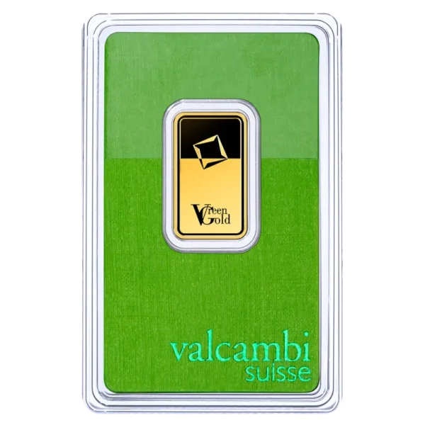 10g Gold Bar | Valcambi | Green Gold