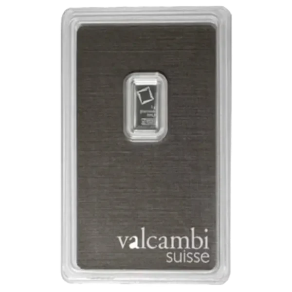 1g Platinum Bar | Valcambi