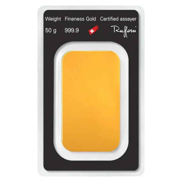 50g Gold Bar | Argor-Heraeus | Minted