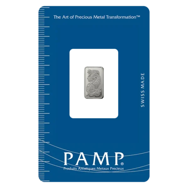 1g Platinum Bar | PAMP Fortuna