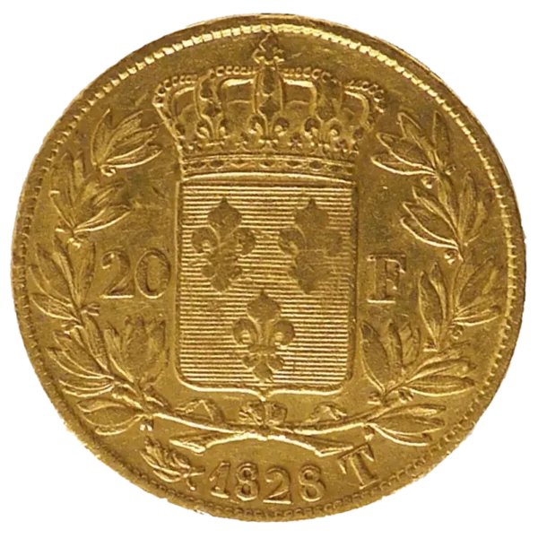 20 Franc Charles X Gold Coin | 1824 - 1830