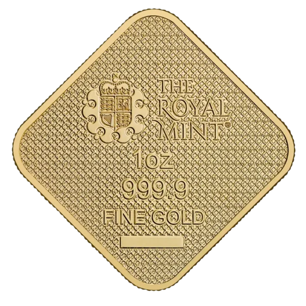 1 oz Queen's Beast Completer Gold Bar | Royal Mint