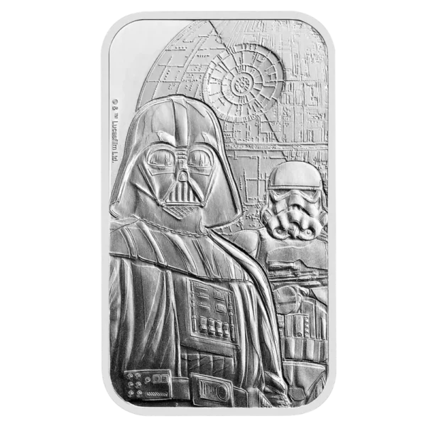 1 oz Star Wars Dark Side Silver Bar | The Royal Mint