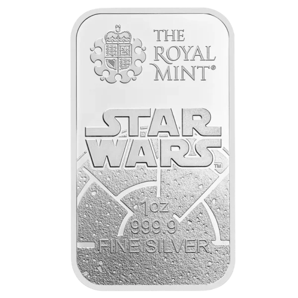 1 oz Star Wars Dark Side Silver Bar | The Royal Mint