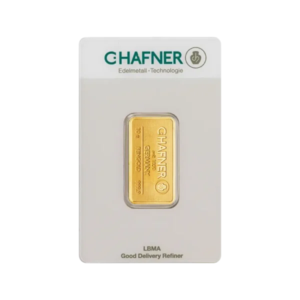 10g Gold Bar | C.Hafner
