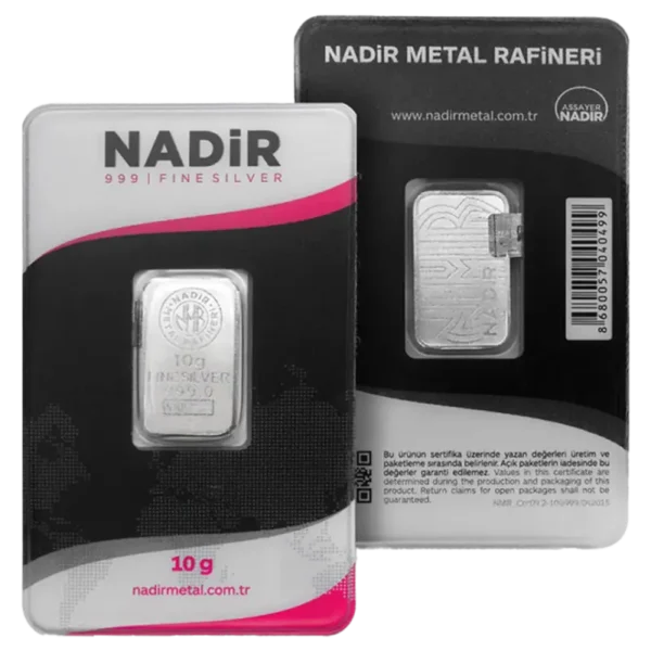 10g Silver Bar | Nadir Metal Rafineri