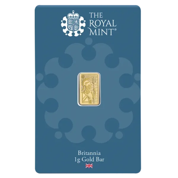 1g Britannia Gold Bar | Royal Mint