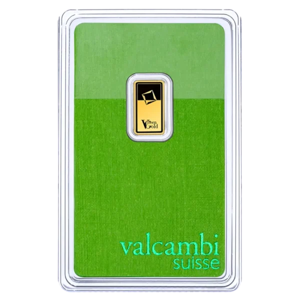 1g Gold Bar | Valcambi | Green Gold