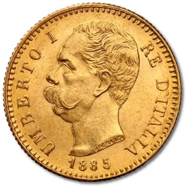 20 Italian Lira Umberto I | Gold | 1879-1897