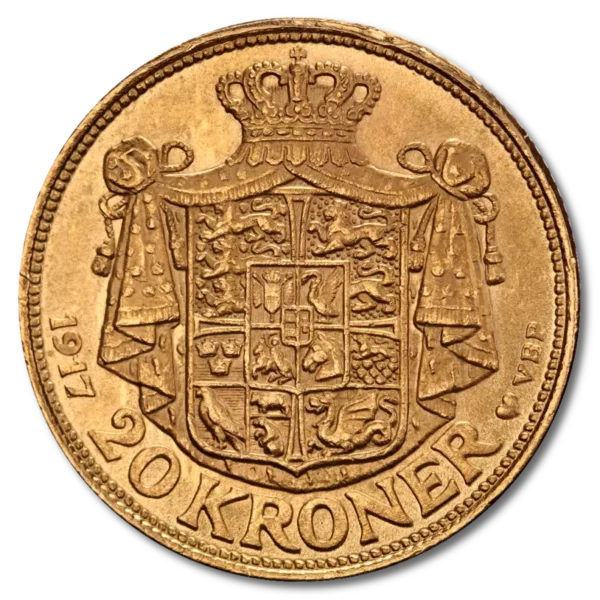 20 Kroner Christian X Denmark Gold Coin | 1913-1917