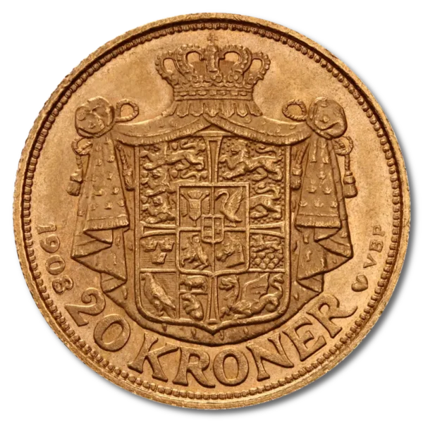 20 Kroner Frederik VIII Denmark | Gold | 1908-1912