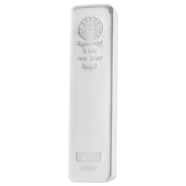5 Kilo Silver Bar | Argor-Heraeus