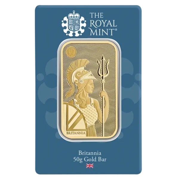 50g Britannia Gold Bar | Royal Mint