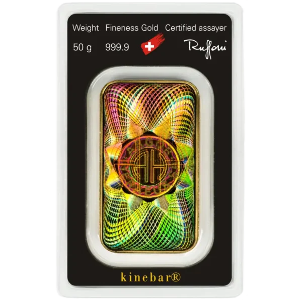 50g Gold Bar | Argor-Heraeus | Kinebar