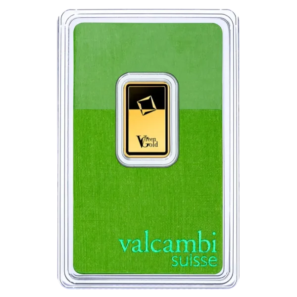 5g Gold Bar | Valcambi | Green Gold