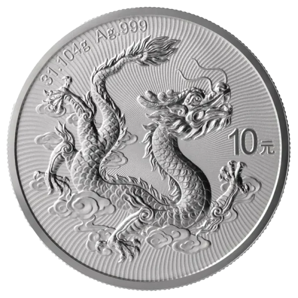 1 oz Chinese Dragon Silver Coin | 2025